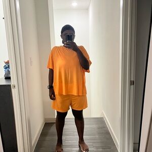 SHEIN Orange Lounge Set
